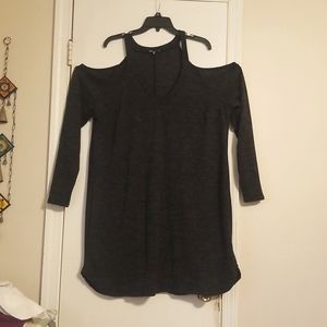Charlotte Russe cold shoulder sweater dress